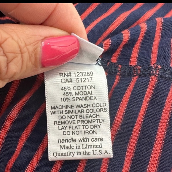 Revolve x Michael Lauren Cuba Short Sleeve Striped Mini T Shirt Dress XS New - Picture 13 of 14